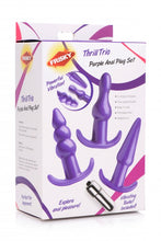 Load image into Gallery viewer, Frisky Thrill Trio Anal Plug Set Purple
