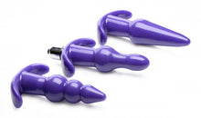 Load image into Gallery viewer, Frisky Thrill Trio Anal Plug Set Purple
