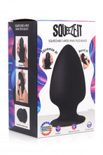 Load image into Gallery viewer, Squeeze-it Silexpan Anal Plug Large Black
