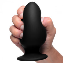 Load image into Gallery viewer, Squeeze-it Silexpan Anal Plug Large Black
