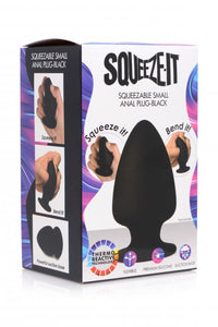 Squeeze-it Silexpan Anal Plug Small Black