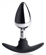 Load image into Gallery viewer, Master Series Dark Invader Metal &amp; Silicone Anal Plug Medium
