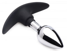 Load image into Gallery viewer, Master Series Dark Invader Metal &amp; Silicone Anal Plug Small
