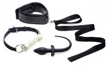 Load image into Gallery viewer, Tailz Puppy Play Set Silicone Bone Gag Tail Anal Plug &amp; Collar
