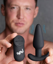 Load image into Gallery viewer, Bang! 21x Vibrating Silicone Butt Plug W/ Remote Black
