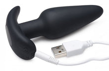 Load image into Gallery viewer, Bang! 21x Vibrating Silicone Butt Plug W/ Remote Black
