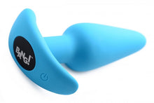 Load image into Gallery viewer, Bang! 21x Vibrating Silicone Butt Plug W/ Remote Blue
