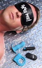 Load image into Gallery viewer, Bang! Duo Blast C Ring Butt Plug Bullet &amp; Blindfold Kit Black
