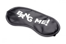 Load image into Gallery viewer, Bang! Duo Blast C Ring Butt Plug Bullet &amp; Blindfold Kit Black
