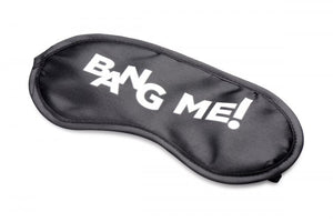 Bang! Duo Blast C Ring Butt Plug Bullet & Blindfold Kit Black