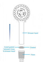 Load image into Gallery viewer, Cleanstream Shower Head W/ Silicone Nozzle
