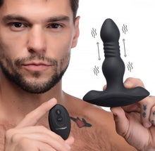 Load image into Gallery viewer, Thunderplugs Vibrating &amp; Thrusting Anal Plug
