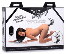 Load image into Gallery viewer, Tailz Waggerz Moving Vibrating Puppy Tail Anal Plug
