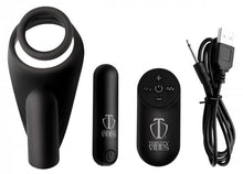 Load image into Gallery viewer, Trinity 4 Men 7x Silicone C- Ring W/ Taint Stimulator
