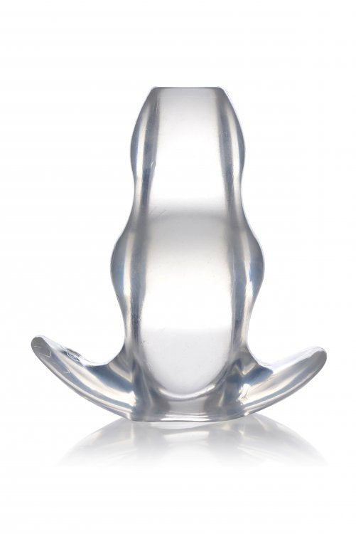 Master Series Clear View Hollow Anal Plug Xl