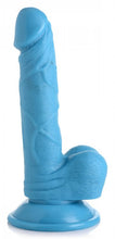 Load image into Gallery viewer, Pop 6.5in Dildo W/ Balls Blue
