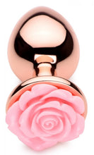 Load image into Gallery viewer, Booty Sparks Pink Rose Gold Large Anal Plug
