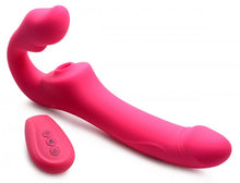 Load image into Gallery viewer, Strap U Licking &amp; Vibrating Strapless Strap-on W/ Remote
