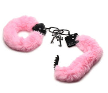 Load image into Gallery viewer, Master Series Cuffed In Fur Handcuffs Pink
