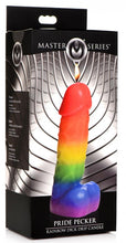 Load image into Gallery viewer, Master Series Pride Pecker Rainbow Drip Candle
