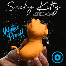 Load image into Gallery viewer, Shegasm Sucky Kitty 7x Clit Stim Orange
