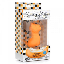 Load image into Gallery viewer, Shegasm Sucky Kitty 7x Clit Stim Orange
