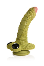 Load image into Gallery viewer, Creature Cocks Swamp Monster Green Scaly Silicone Dildo
