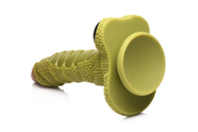 Load image into Gallery viewer, Creature Cocks Swamp Monster Green Scaly Silicone Dildo
