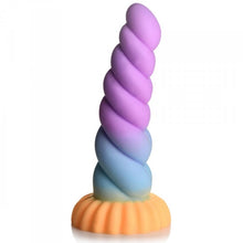 Load image into Gallery viewer, Creature Cocks Mystique Unicorn Silicone Dildo
