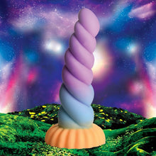 Load image into Gallery viewer, Creature Cocks Mystique Unicorn Silicone Dildo
