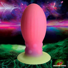 Load image into Gallery viewer, Creature Cocks Xeno Xl Egg Glow In The Dark Silicone Egg
