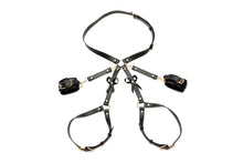 Load image into Gallery viewer, Strict Bondage Harness W/ Bows Black M/l
