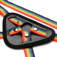 Load image into Gallery viewer, Strap U Ride The Rainbow Strap On Harness
