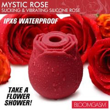 Load image into Gallery viewer, Bloomgasm Mystic Rose Sucking &amp; Vibrating Silicone Rose
