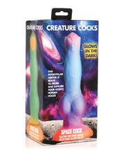 Load image into Gallery viewer, Creature Cocks Space Cock Glow In The Dark Silicone Dildo
