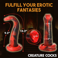 Load image into Gallery viewer, Creature Cocks King Cobra Silicone Dildo
