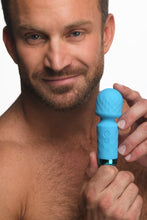 Load image into Gallery viewer, Bang! 10x Mini Silicone Wand Blue
