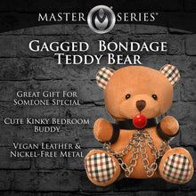 Load image into Gallery viewer, Master Series Gagged Bondage Bear
