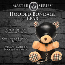 Load image into Gallery viewer, Master Series Hooded Bondage Bear
