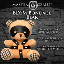 Load image into Gallery viewer, Master Series Bdsm Bear
