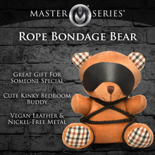 Load image into Gallery viewer, Master Series Rope Bondage Bear
