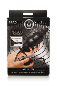 Master Series Ass Puffer Nubbed Inflatable Anal Plug