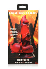 Load image into Gallery viewer, Creature Cocks Horny Devil Demon Silicone Dildo
