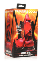 Load image into Gallery viewer, Creature Cocks Horny Devil Demon Silicone Dildo
