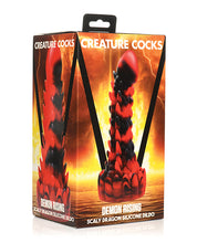 Load image into Gallery viewer, Creature Cocks Demon Rising Scaly Dragon Silicone Dildo
