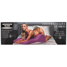 Load image into Gallery viewer, Bedroom Bliss Contoured Love Cushion
