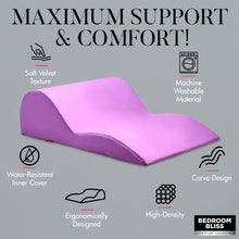 Load image into Gallery viewer, Bedroom Bliss Contoured Love Cushion
