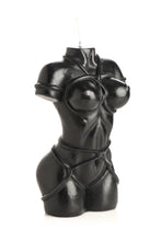 Load image into Gallery viewer, Master Series Bound Goddess Drip Candle Black
