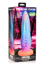 Load image into Gallery viewer, Creature Cocks Tenta-cock Glow In The Dark Silicone Dildo
