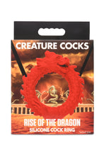 Load image into Gallery viewer, Creature Cocks Rise Of The Dragon Silicone Cock Ring
